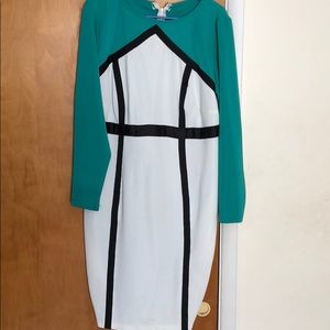 Color block dress